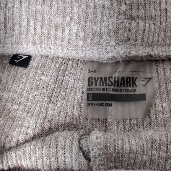 Gymshark Women's Ribbed Fitted Pull On Drawstring Waist High Rise Pants Size S - Picture 10 of 14